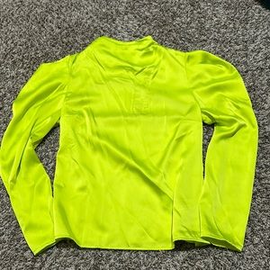 *NWT* Bright Neon Satin Shirt